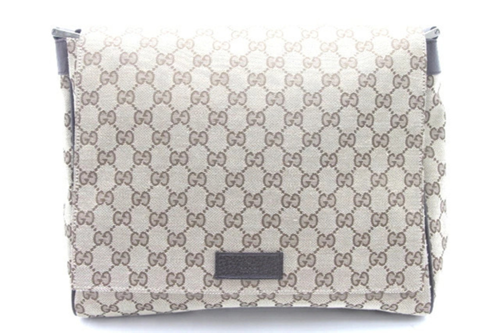 Gucci shoulder bag Beige Cream brown GG